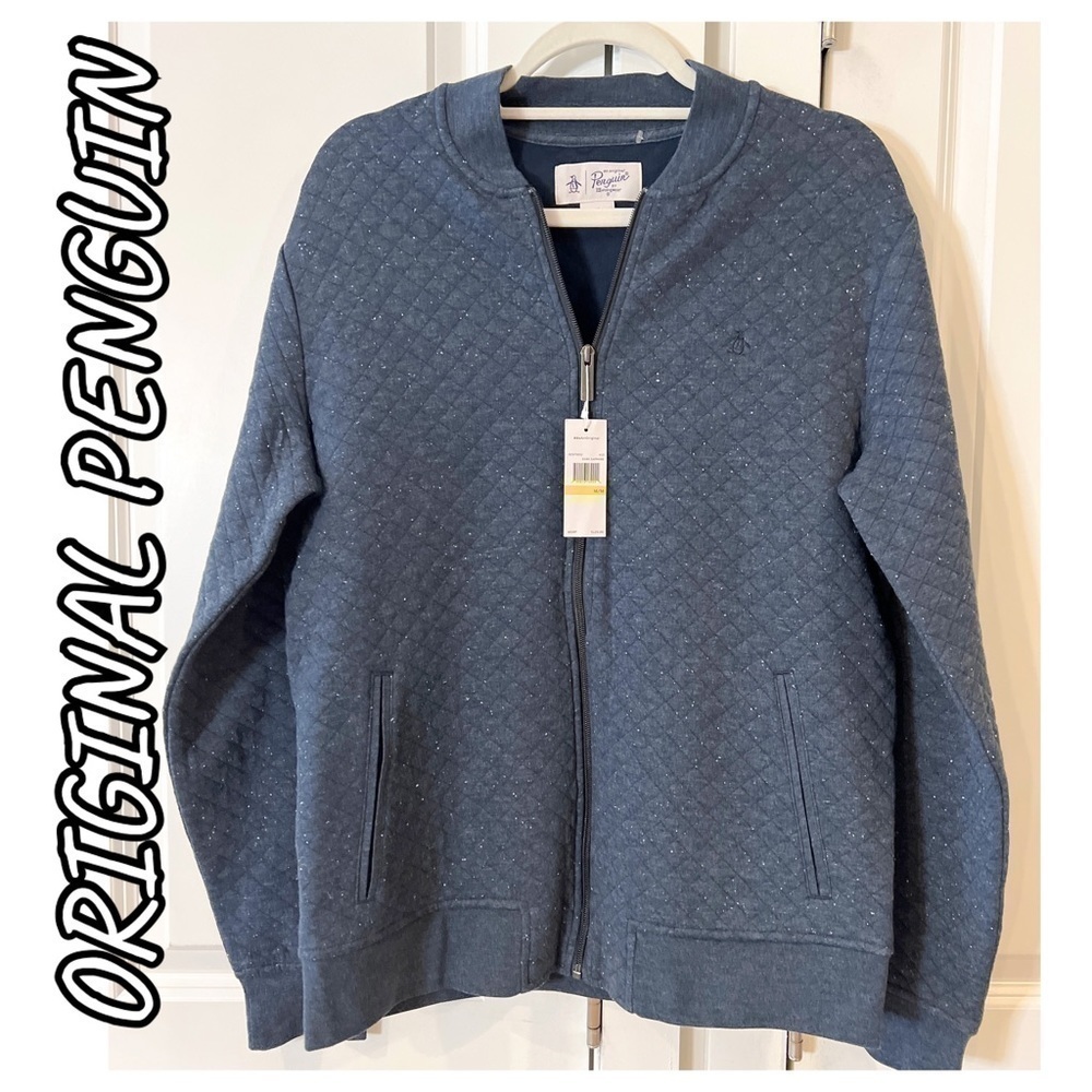 ORIGINAL PENGUIN by Munsingwear Zip Up Dark Sapphire Jacket  | Medium    